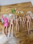 Vintage Barbie Doll Lot 8 Mattel 1966 Body Mold 1973 Skipper TLC Parts Repair
