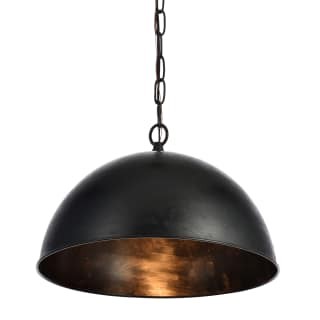 Elegant Lighting LD6013D15BK - Pendants Indoor Lighting