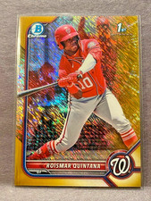 2022 Bowman - Chrome Prospects Roismar Quintana #BCP-83 Gold Shimmer...
