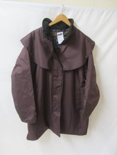 JACK MURPHY Equestrian Style Waterproof Mid Length Coat Size 20 Missing Hood