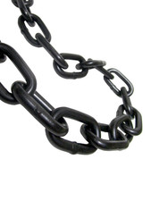 3/16" Grade 30 Black Chain 50 FT Bulk  Proof Coil Fence Gate Utility