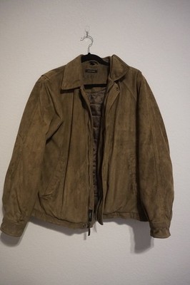 MEN'S CLAIBORNE BROWN SUEDE JACKET Size M