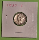 1927-S 10c Mercury Dime 90% Silver United States Coin San Francisco