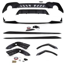 Performance Spoiler+Diffusor+Seite Schwarz Glanz passt f�r den BMW 3er G20 G21 M