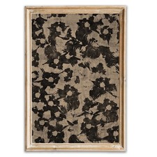 Abstract Canvas Wall Art Neutral Abstract Floral Print Vintage Minimalist Mod...