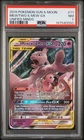 2019 POKEMON SUN & MOON UNIFIED MINDS #71 MEWTWO & MEW GX PSA 7