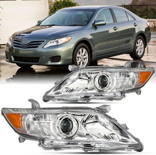Headlights Assembly for 2010 2011 Toyota Camry W/Projector Lens Left Right Rep