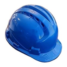 Hard Hat Safety Helmet 4 Point Suspension, Adjustable Ratchet, Vents  Brow Pad