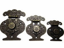 INWARIA Schatullenverschluß Druckknopf Schatullenschloß Truhenverschluss, A-101