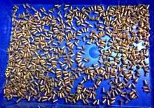 Halbrundnieten Kupfer 2,5x5 mm Vollniete Halbrundkopf Nieten ca 290g Rest