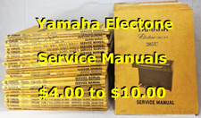 Yamaha Electone Organ Service Manuals: 105 through 215U, 215-I, 215U-TR Pick 1