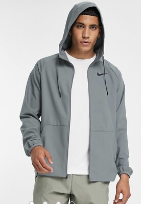 Nike Pro Training Dri-FIT Flex Vent Max jacket in grey Size L | eBay