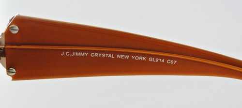 J.C. Jimmy Crystal Brown Sunglasses in a Corinne McCormack Case - Picture 9 of 9
