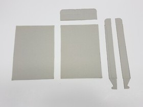 Ultimate Basketball Nintendo NES Rental Cut Box ONLY *DAMAGED