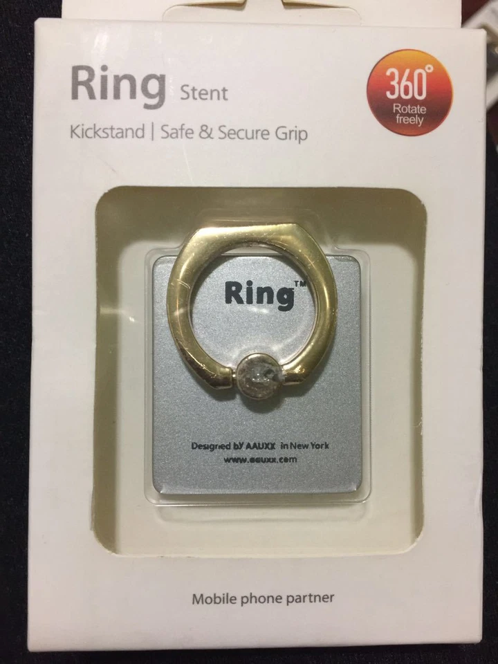 Universal 360° Finger Ring Metal Grip Stand Holder for iPhone Cell Mobile Phone - Image 3 of 4