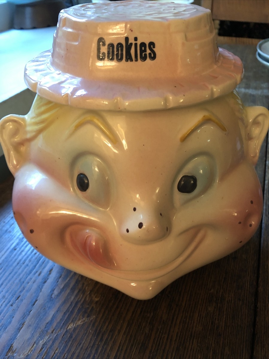 ヴィンテージ　クッキージャー　CARDINAL USA 1940 1950 Vintage Cardinal USA Cookie Jar | eBay ヴィンテージ クッキージャー