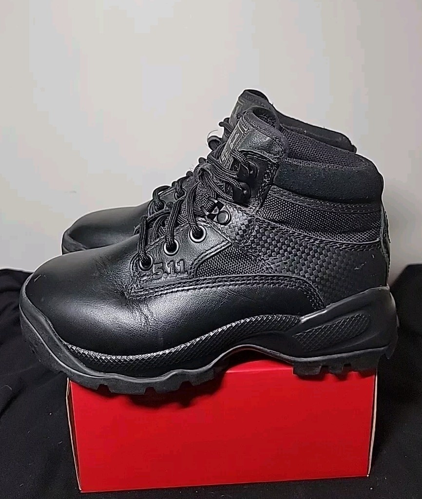 5.11 Tactical ATAC Low ブーツ ブラック 5.11 ATAC Tactical Series Low Rise Boot Black Leather/Size 4Y