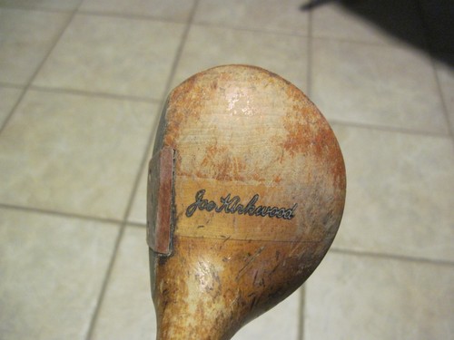 Antiker Joe Kirkwood Modell Cochranes LTD Hickory Holzschaft Damen Golf Löffel - Bild 2 von 8