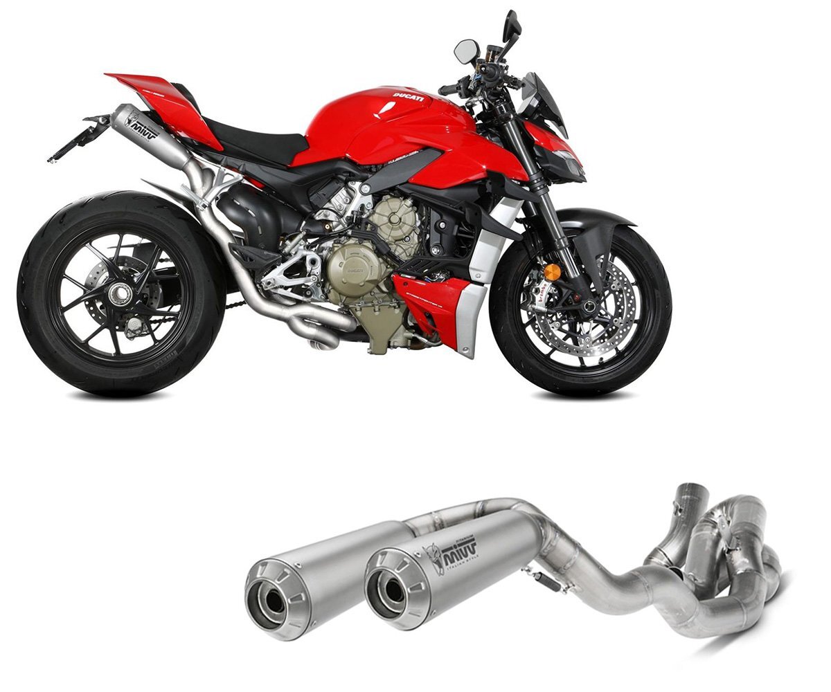 Complete Exhaust MIVV X-M1 Titanium for DUCATI STREETFIGHTER V4 2020 > 2023