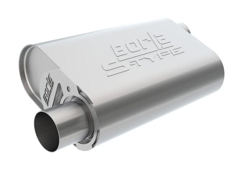 Borla 400946 CrateMuffler LS3 S-Type 2.25" Offset/Offset 14inx4.35inx9in Oval - Imagem 2 de 4