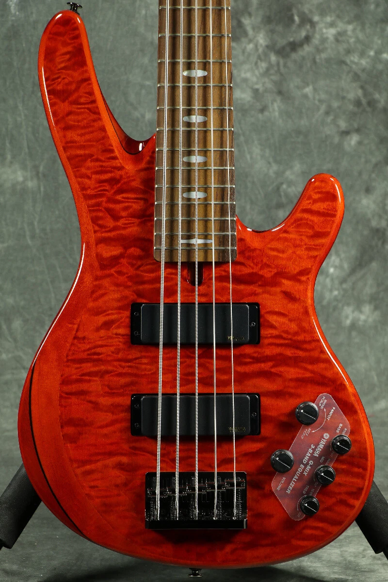 YAMAHA TRB1005J CMB caramel brown Electric Bass 5 String with Soft Case