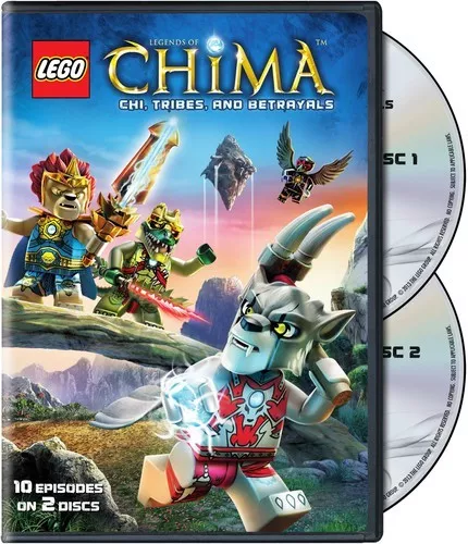 Lego Legends of Chima Chi Tribes and Betrayals Season One Part Two New DVD