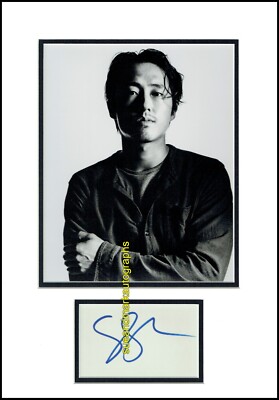 Stephen Yuen The Walking Dead Glen Rhee signiertes Autogramm UACC RD 96