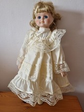porcelain doll 16" 1990s Collectables  In Original Condition