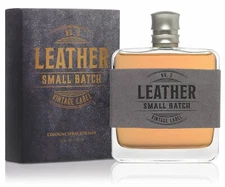 Leather Small Batch Vintage Label Men's Cologne - Tru Western 3.4 oz - NEW 93270