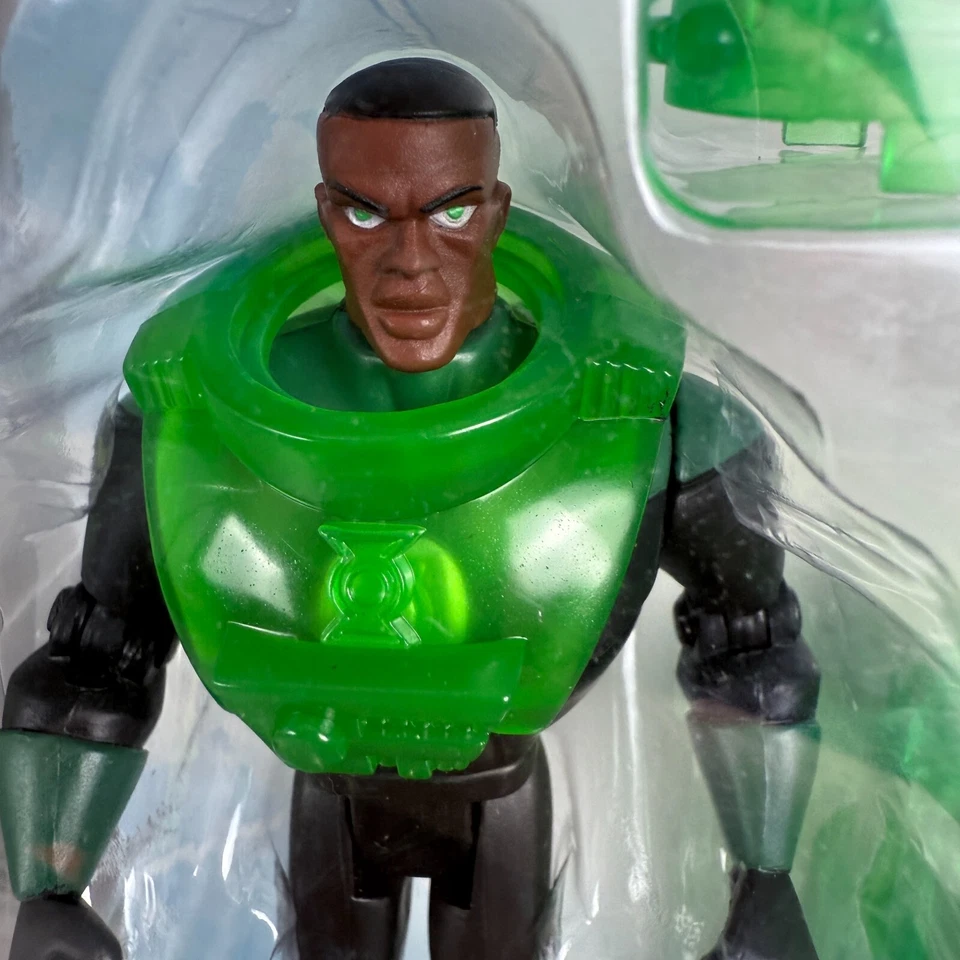 Figura de acción Green Lantern 2 en 1 Morph Gear 2004 Mattel DC Justice League Toy Foto 3 de 4