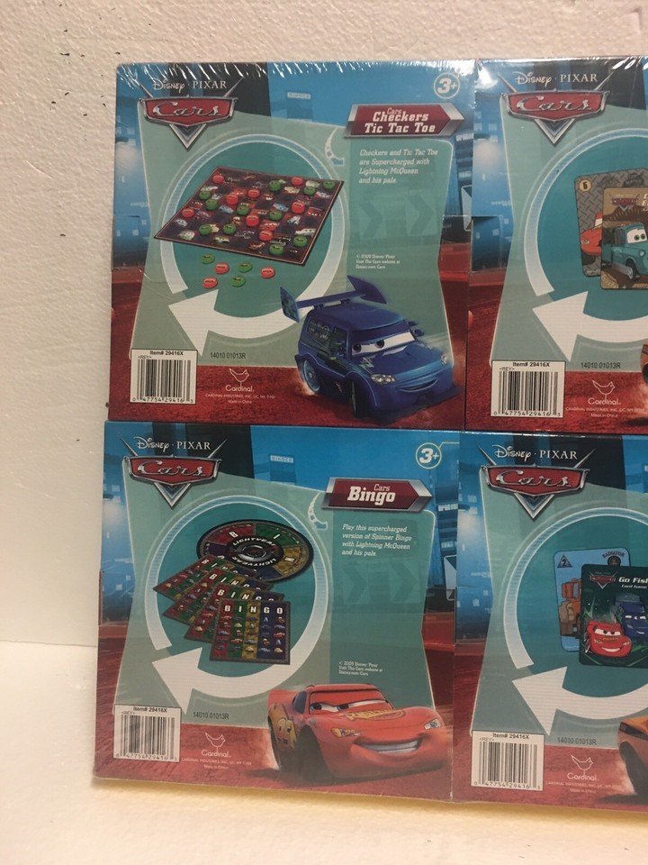 Disney Pixar Cars 6 Pack Card Game and Puzzles Toys R US Exclusive New ...