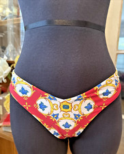 Onia Swim Women Sz S/P Bikini Bottom High Cut Bossa Nova Delilah Swimwear 95