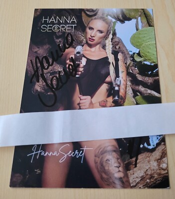 Hanna Secret - Erotik - Venus 2024 - Autogrammkarte Handsigniert!
