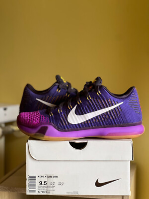 Nike Kobe 10 X Elite Low 9.5 43 Opening Draft Ftb Bryant Protro Mambacita Force