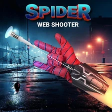 Spider Web Shooter 2.0 USB Real Web Slinger and Launcher Toy for Superhero Fans