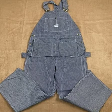 50s Sears Hercules Hickory Striped Bib Overall W/Apron Vintage Minty