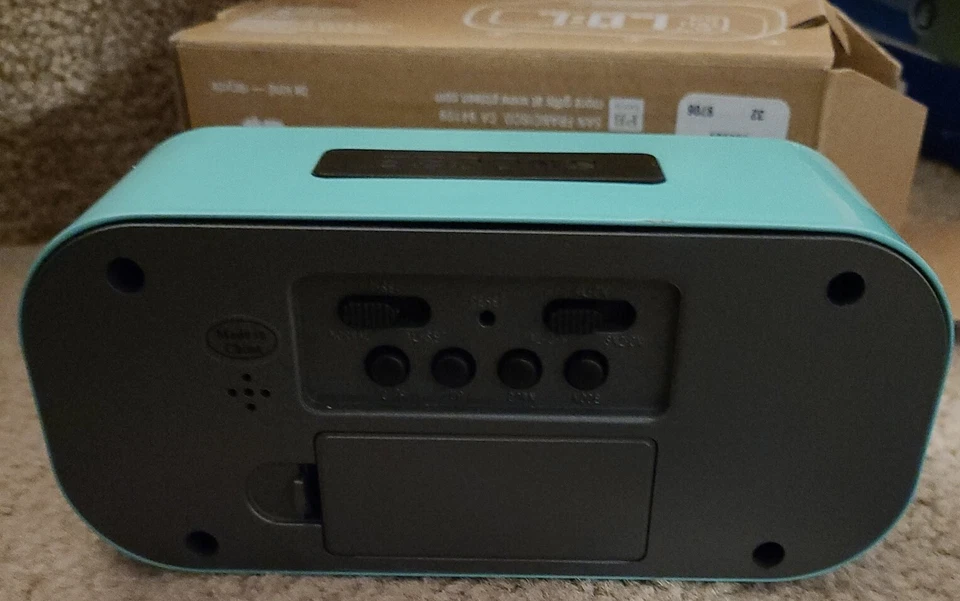 Pottery Barn Teen PBT Digital Alarm Clock Turquoise - Image 2 of 3