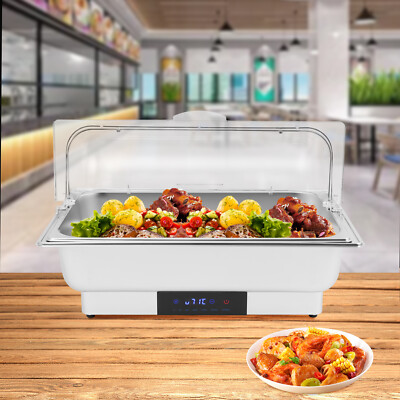 9.5Qt Chafing Dish Buffet Set Electric Chafing Dish for Catering Buffets Parties