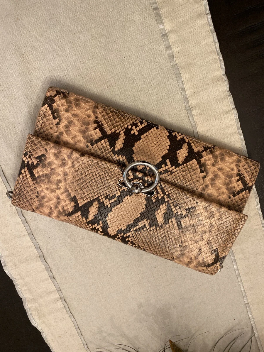 Rebecca Minkoff Jean Convertible Snakeprint Clutch eBay