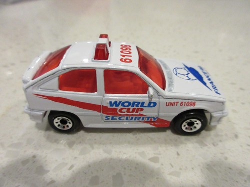 1995 Matchbox Opel Kadett World Cup Police Security Car Diecast Toy Race Car - Picture 2 of 6