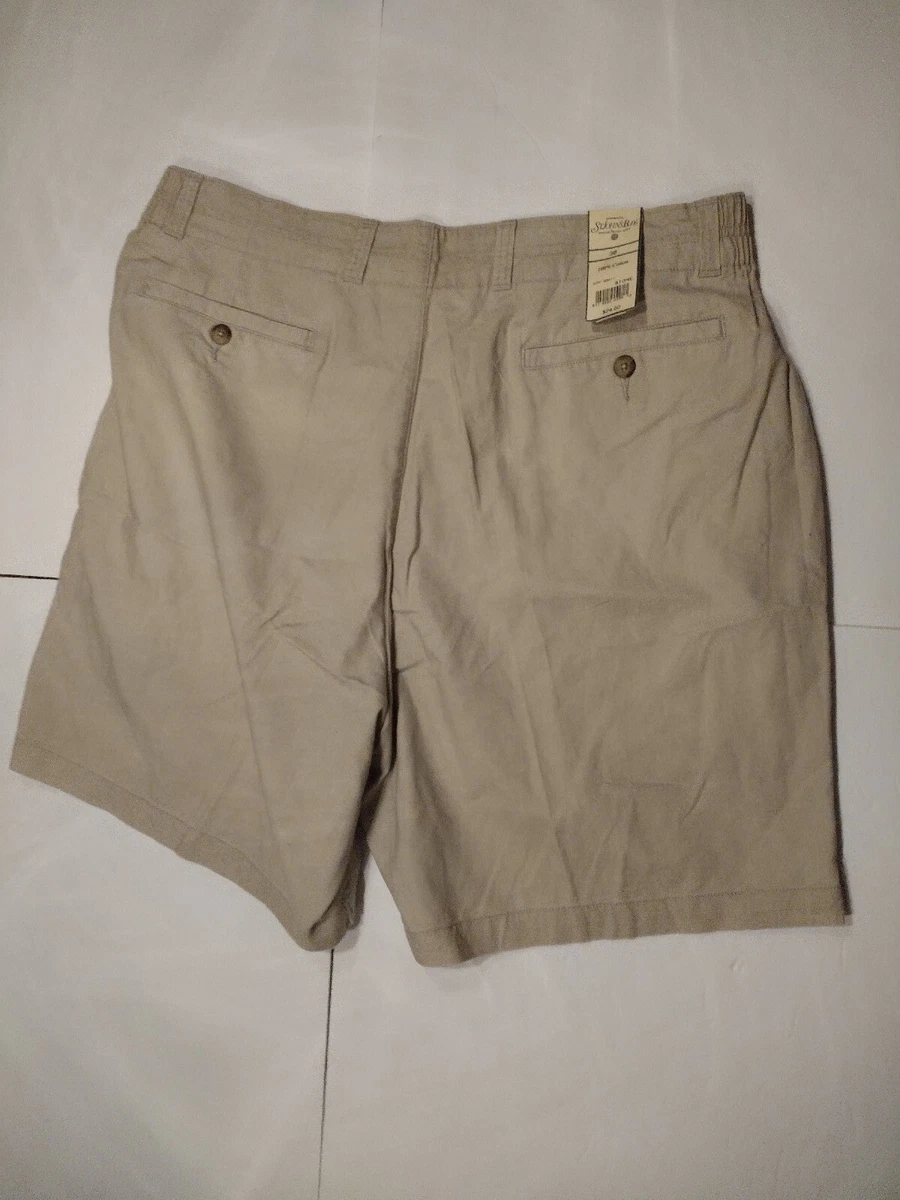 St Johns Bay Khaki Color Washout Cargo Shorts Size 38 eBay