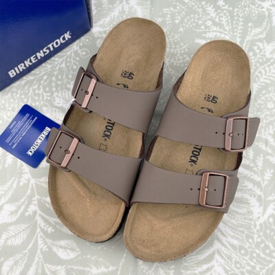 Birkenstock Arizona Mocha Birko-Flor Soft Footbed Unisex Sandals