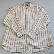 Tommy Bahama Striped Long Sleeve Button Front Shirt Men's Size XL