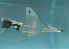 F-4F Phantom II Poster von MBB mit technischen Daten auf der R&uuml;ckseite