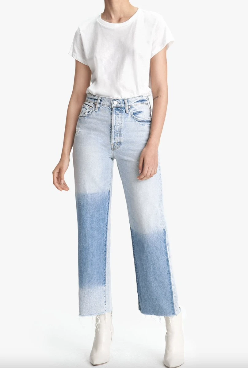 Mother Rambler Ankle Fray Jeans Size 24 in Win Some Lose Some