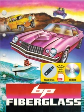 BP Fiberglass Vintage 1974 Fiberglass parts catalog PDF File USB Flash Drive