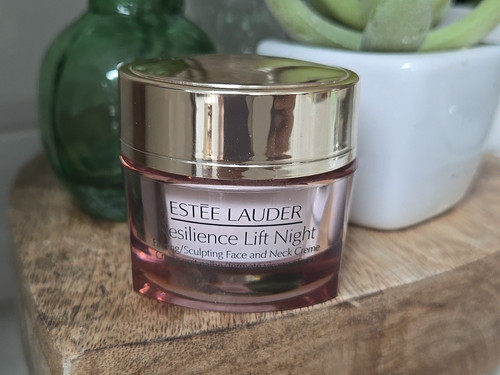 Estee Lauder Resilience Lift NIGHT Firming Sculpting Face Neck Creme 0.5oz NWOB