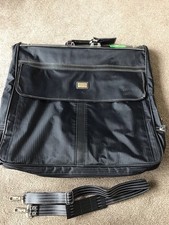 Pierre Cardin Black Suit Carrier Travel Bag with Shoulder Strap. VGC