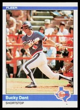 1984 Fleer #417 Bucky Dent - VG