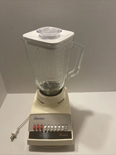 Vtg Osterizer 10 Speed Blender 890-08N Cream Color Works Great, Clean, Heavy